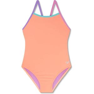 imageSpeedo Girls Swimsuit One Piece Thin StrapsDisco Peach