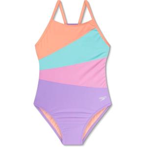 imageSpeedo Girls Swimsuit One Piece Thin StrapsSweet Purple