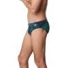 imageSpeedo Mens Caged Out Brief Endurance SwimsuitGalactic BlueGreen