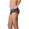 imageSpeedo Mens Caged Out Brief Endurance SwimsuitSolar NavyOrange