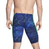 imageSpeedo Mens Caged Out Jammer Endurance SwimsuitEmerging BlueGreen