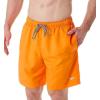 imageSpeedo Mens Swim Trunk Mid Length Redondo SolidSpeedo Orange