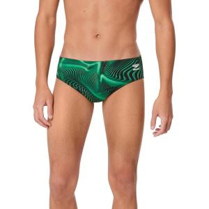 imageSpeedo Mens Caged Out Brief Endurance SwimsuitFusion Speedo Green