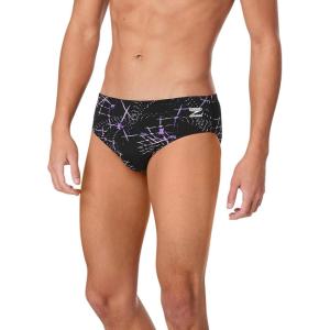 imageSpeedo Mens Caged Out Brief Endurance SwimsuitGalactic Speedo Purple