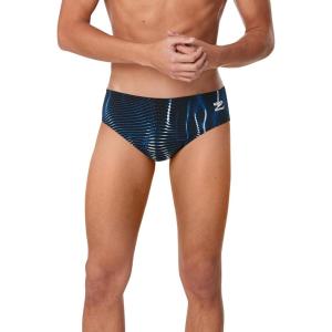 imageSpeedo Mens Caged Out Brief Endurance SwimsuitSolar Speedo Blue