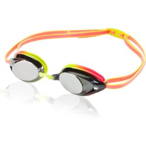 imageSpeedo UnisexAdult Swim Goggles Mirrored Vanquisher 20Citrus Green