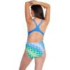 imageSpeedo Womens Swimsuit One Piece Creora Highclo Quantum Splice High Cut SolidSevres Blue