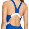 imageSpeedo Womens Swimsuit One Piece Creora Highclo Quantum Splice High Cut SolidSpeedo Blue