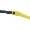 imageSpeedo unisexadult Swim Goggles Vanquisher Extended ViewMirrored Navy YellowAmberGold