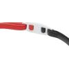 imageSpeedo unisexadult Swim Goggles Vanquisher Extended ViewMirrored Red BlackSmokeGrey