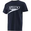 imageSpeedo UnisexAdult Tshirt Short Sleeve Crew Neck VintageNew Speedo Navy