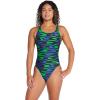 imageSpeedo Womens Swimsuit One Piece Prolt Super Pro Printed Adult Team ColorsTeam Royal BlueBright Green