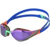 imageSpeedo unisexadult Swim Goggles Mirrored Fastskin Pure FocusCobalt PopVolcanic OrangeGreen GlowFlash Purple