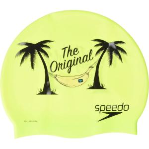 imageSpeedo UnisexAdult Swim Cap Silicone  Manufacturer DiscontinuedOriginal Sport Neon