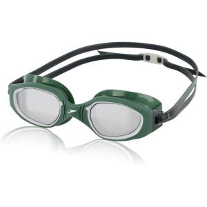 imageSpeedo UnisexAdult Swim Goggles Hydro ComfortDark GreenBlack