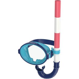 imageSpeedo UnisexChild Swim Mask Lido CollectionMask  Snorkel Sodalite BlueClear