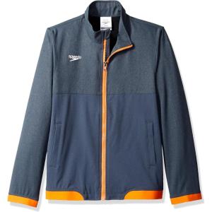 imageSpeedo Unisexchild Jacket Full Zip Tech Team Warm Up YouthSpeedo Orange