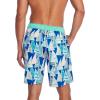 imageSpeedo Mens Swim Trunk Knee Length Boardshort Bondi PrintedArctic Glass