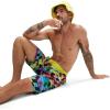 imageSpeedo Mens Swim Trunk Knee Length Boardshort Bondi PrintedRadiante Red