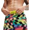 imageSpeedo Mens Swim Trunk Knee Length Boardshort Bondi PrintedRadiante Red