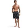 imageSpeedo Mens Swim Trunk Knee Length Boardshort Bondi PrintedRock Grey