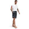 imageSpeedo Mens Swim Trunk Knee Length Boardshort Bondi PrintedRock Grey