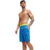 imageSpeedo Mens Swim Trunk Knee Length Boardshort Bondi PrintedSevres Blue
