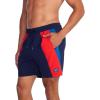 imageSpeedo Mens Swim Trunk Mid Length Redondo StripePeacoat