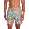 imageSpeedo Mens Swim Trunk Mid Length Redondo FloralSaddle Taupe