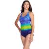 imageSpeedo Womens Swimsuit One Piece Powerflex Ultraback SolidSevres Blue