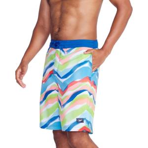 imageSpeedo Mens Swim Trunk Knee Length Boardshort Bondi PrintedBitter Lime