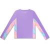 imageSpeedo Girls Uv Swim Shirt Long Sleeve RashguardOmbre Check