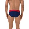 imageSpeedo Mens Swimsuit Brief Endurance Splice Team ColorsNavyRedWhite Splice