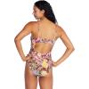 imageSpeedo Womens Swimsuit One Piece VNeck Strappy Back Contemporary CutMixed Blooms