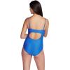 imageSpeedo Womens Swimsuit One Piece VNeck Strappy Back Contemporary CutSevres Blue