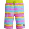 imageSpeedo Boys Swim Trunk Knee Length Boardshort EBoard PrintedMala Stripe