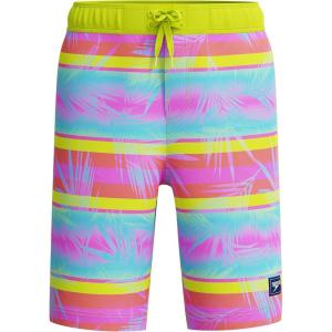 imageSpeedo Boys Swim Trunk Knee Length Boardshort EBoard PrintedMala Stripe