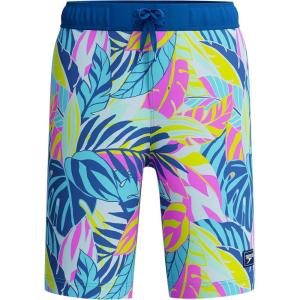 imageSpeedo Boys Swim Trunk Knee Length Boardshort EBoard PrintedParadise Palm
