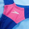 imageSpeedo Girls Swimsuit One Piece Thick Strap Racer Back PrintedAzure Allure Splice