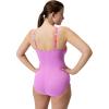 imageSpeedo Womens Swimsuit One Piece Adjustable Square Neck Moderate CutKaluna Floral Neon Violet