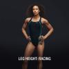 imageSpeedo Womens Swimsuit One Piece Creora Highclo Quantum Splice High Cut SolidBlackGold