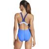 imageSpeedo Womens Swimsuit One Piece Creora Highclo Quantum Splice High Cut SolidHyper Blue