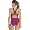 imageSpeedo Womens Swimsuit One Piece Creora Highclo Quantum Splice High Cut SolidRaspberry Radiance