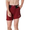 imageSpeedo Mens Swim Trunk Short Length Fitness TrainingWave Lore Rhubarb