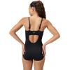 imageSpeedo Womens Swimsuit One Piece Endurance Shirred Tank Moderate CutAdj Speedo Black