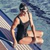 imageSpeedo Womens Swimsuit One Piece Endurance Shirred Tank Moderate CutNorthern Blue