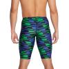 imageSpeedo Mens Standard Swimsuit Jammer Endurance Splice Team ColorsTeam Royal BlueBright Green