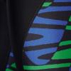 imageSpeedo Mens Standard Swimsuit Jammer Endurance Splice Team ColorsTeam Royal BlueBright Green