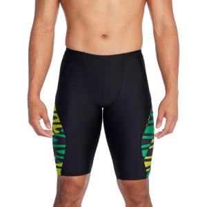imageSpeedo Mens Standard Swimsuit Jammer Endurance Splice Team ColorsTeam Bright Green