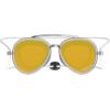 imageSpeedo Kids Swim Goggles Sunny G Ages 38Mariner SilverBronzeGold